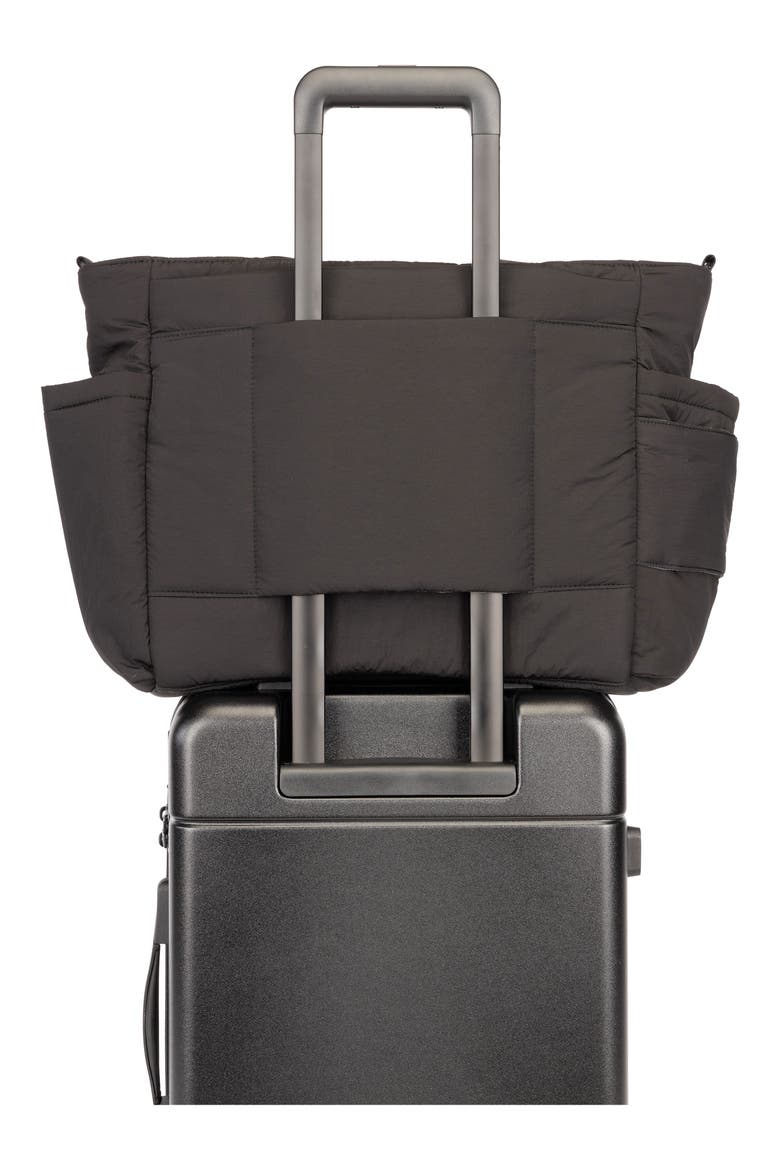 Diaper Tote with Laptop Sleeve, Alternate, color, BLACK