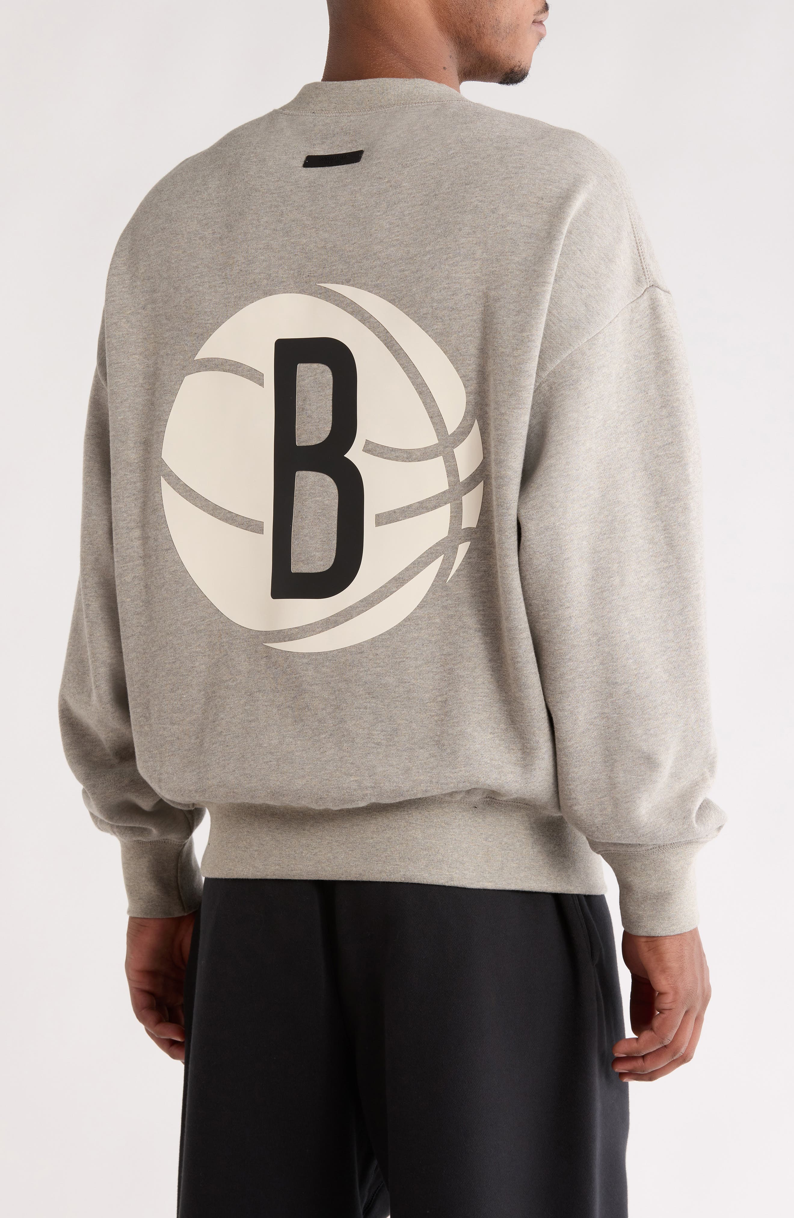 Fear of God Essentials x NBA Nets Sport Fit Crewneck Sweatshirt (Men ...