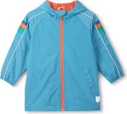 Hatley Kids' Niagra Blue Hooded Raincoat