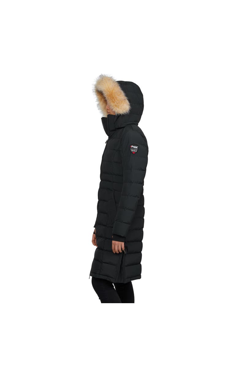 Pajar Venice Long Puffer with Removable Faux Fur Trim, Alternate, color,