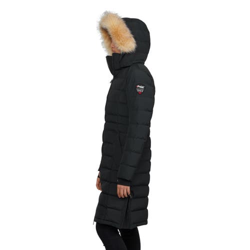 PAJAR PAJAR VENICE LONG PUFFER WITH REMOVABLE FAUX FUR TRIM
