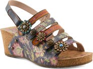 L'Artiste by Spring Step Buckle It Up Strappy Wedge Sandal