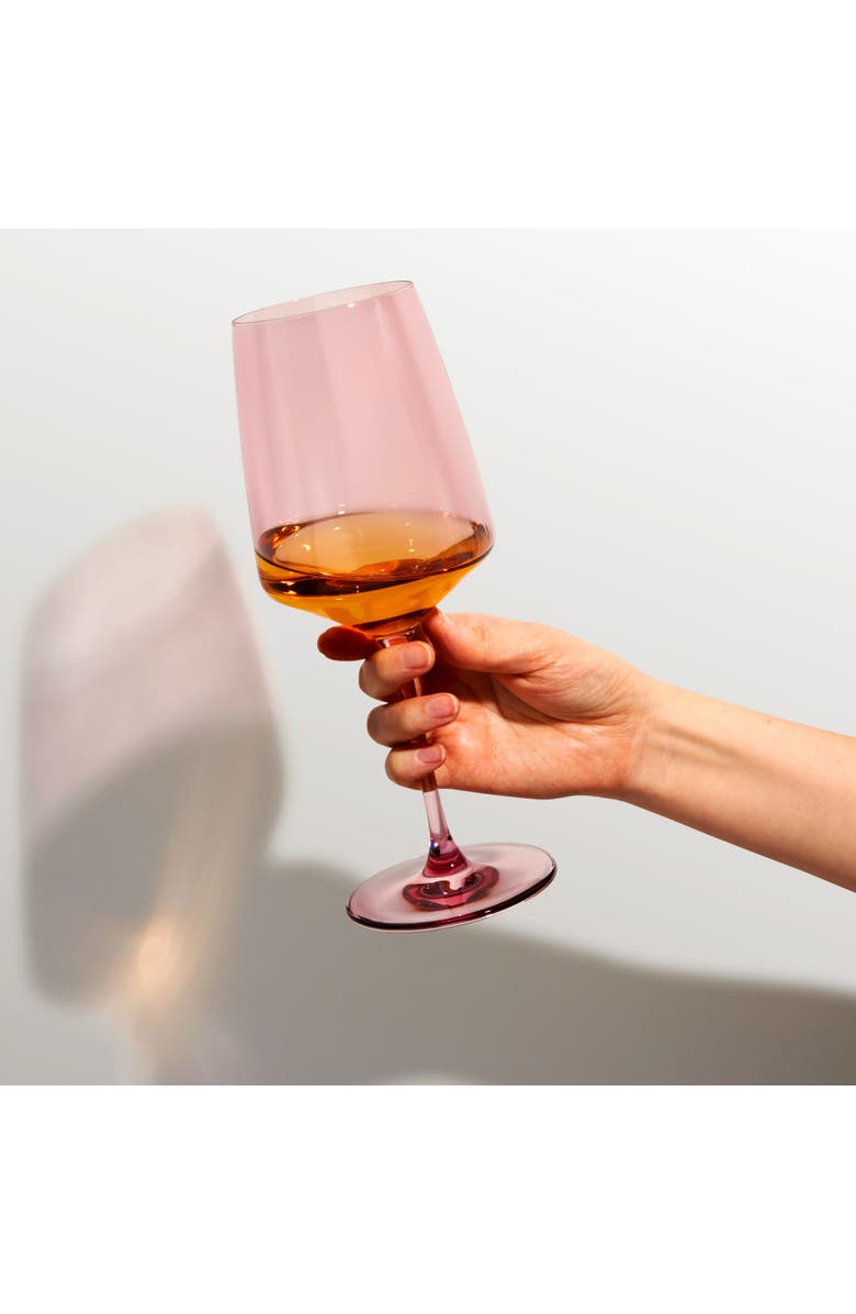 Viski Reserve Nouveau Crystal Wine Glasses Set of 4, Alternate, color, Moonrise