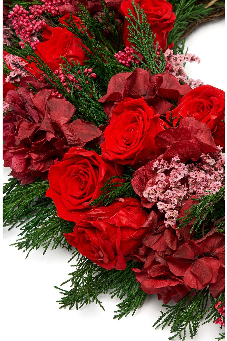 L’Étoile Grand Rouge Wreath, Alternate, color, RED