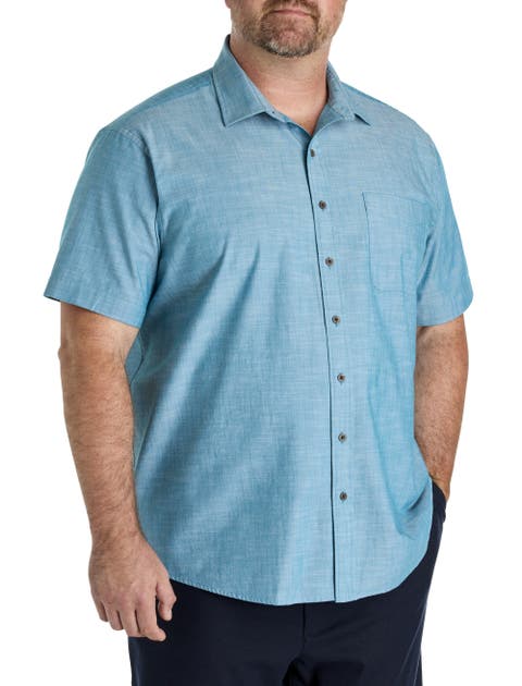 Big & Tall Washed Cotton Sport Shirt