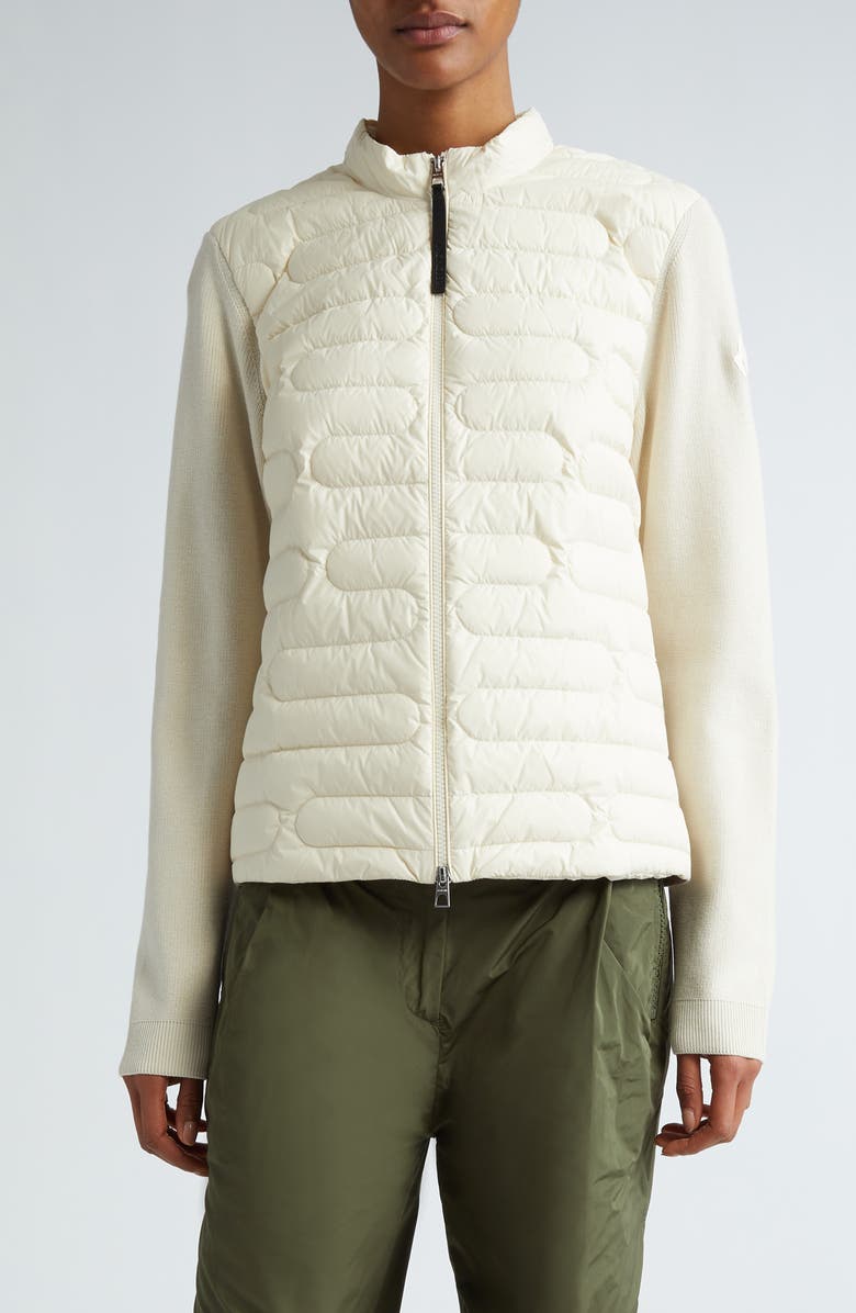 Moncler Drawstring Cuff Pants, Main, color, 