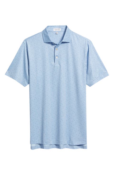 Barrier Microprint Performance Jersey Polo