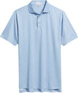 Peter Millar Barrier Microprint Performance Jersey Polo
