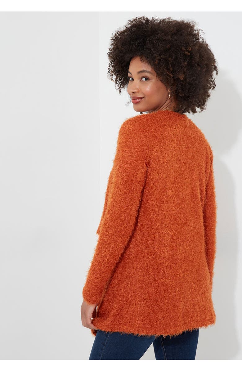 Joe Browns Fuzzy Cascade Cardigan, Alternate, color, Burnt Orange