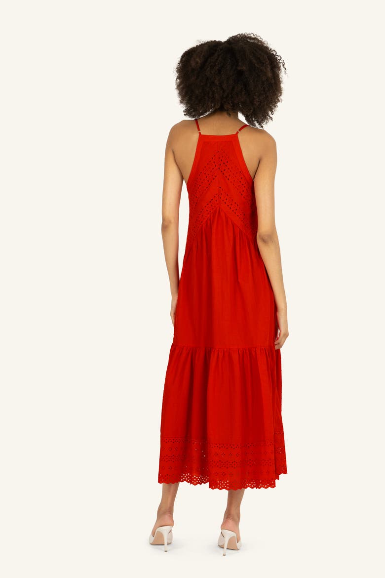 Daniella Dress, Alternate, color, Cherry Red