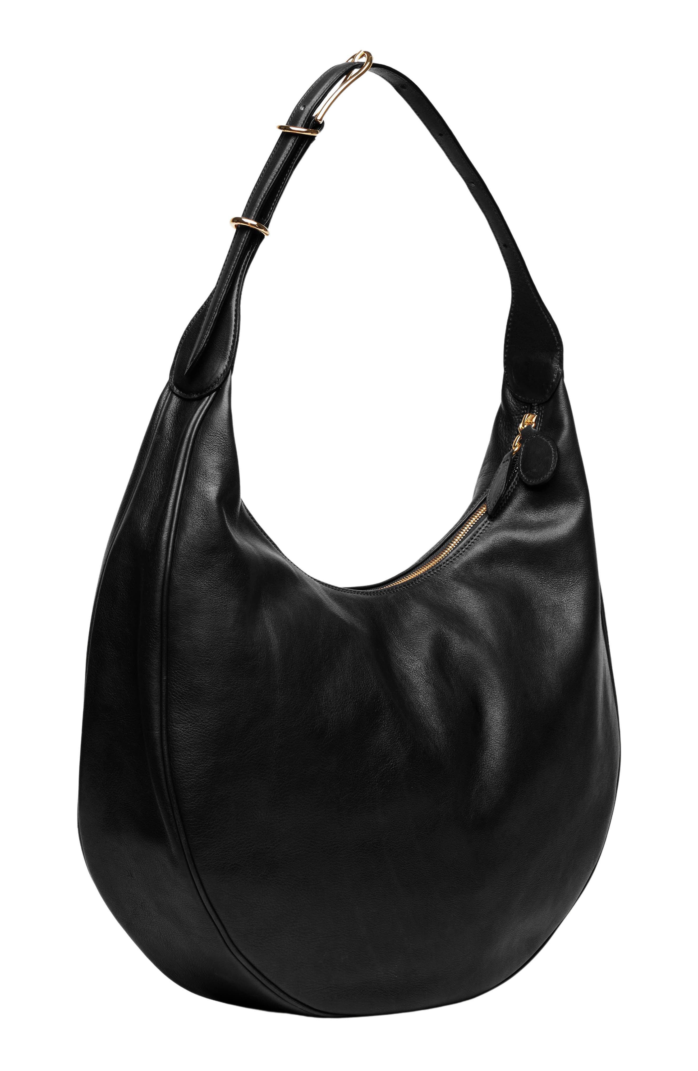 LIFFNER Moon Hobo Bag, Alternate, color, Black