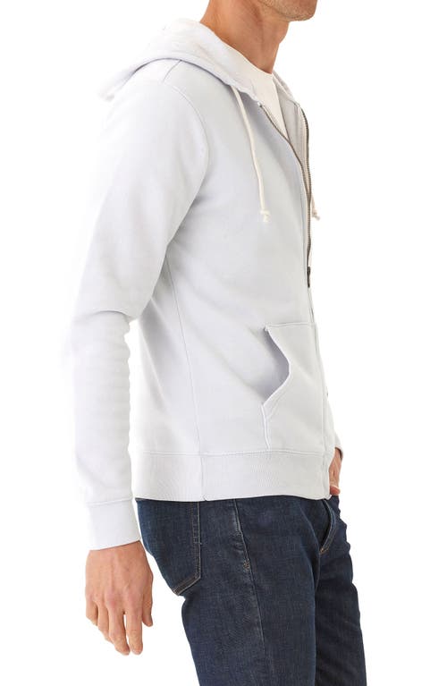 Threads 4 Thought Jordyn Mineral Wash Cotton Blend Fleece Zip Hoodie In Seamist
