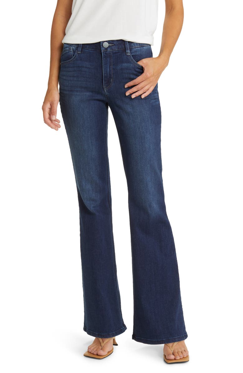 Wit & Wisdom 'Ab'Solution High Waist Flare Jeans, Main, color, In Indigo