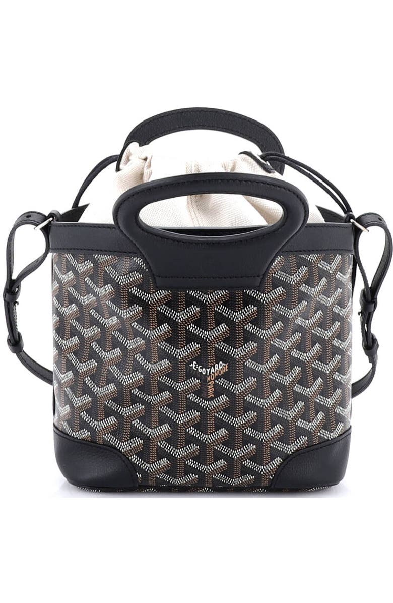 Pre-Owned Goyard Beluga Bag Coated Canvas Mini, Alternate, color, Black