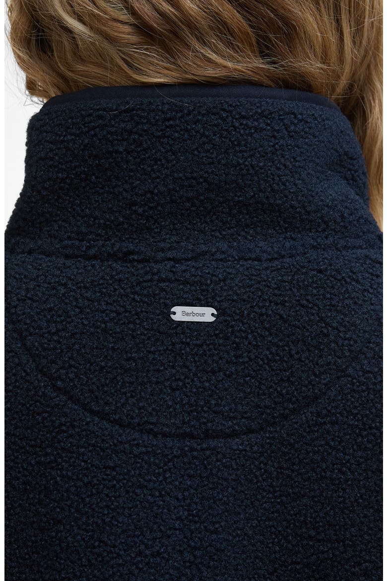 Mersea Fleece Half Zip Sweater, Alternate, color, NAVY