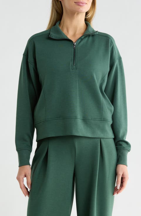 Adelaide Quarter Zip Sweatshirt