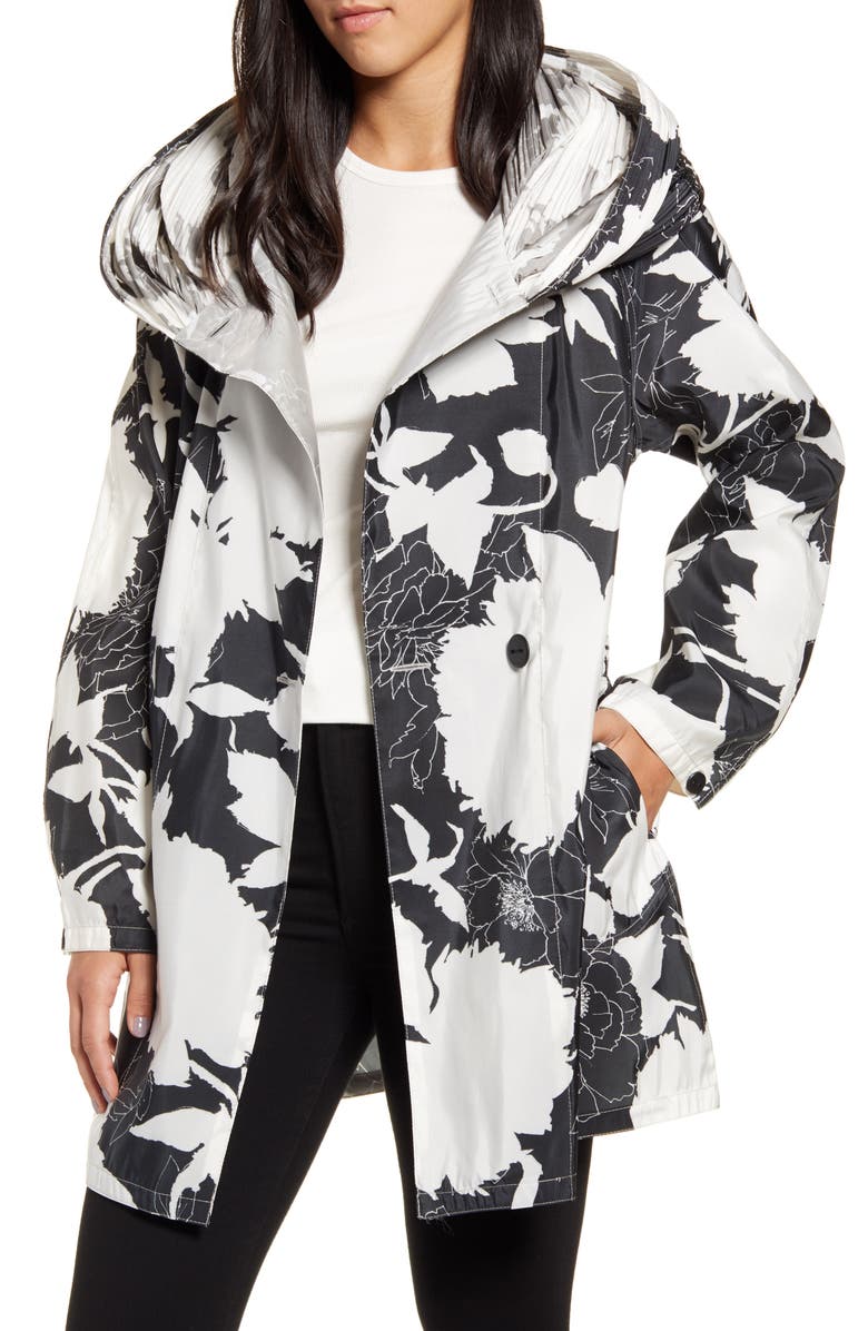 Mycra Pac Andi Reversible Hooded Raincoat, Main, color, 