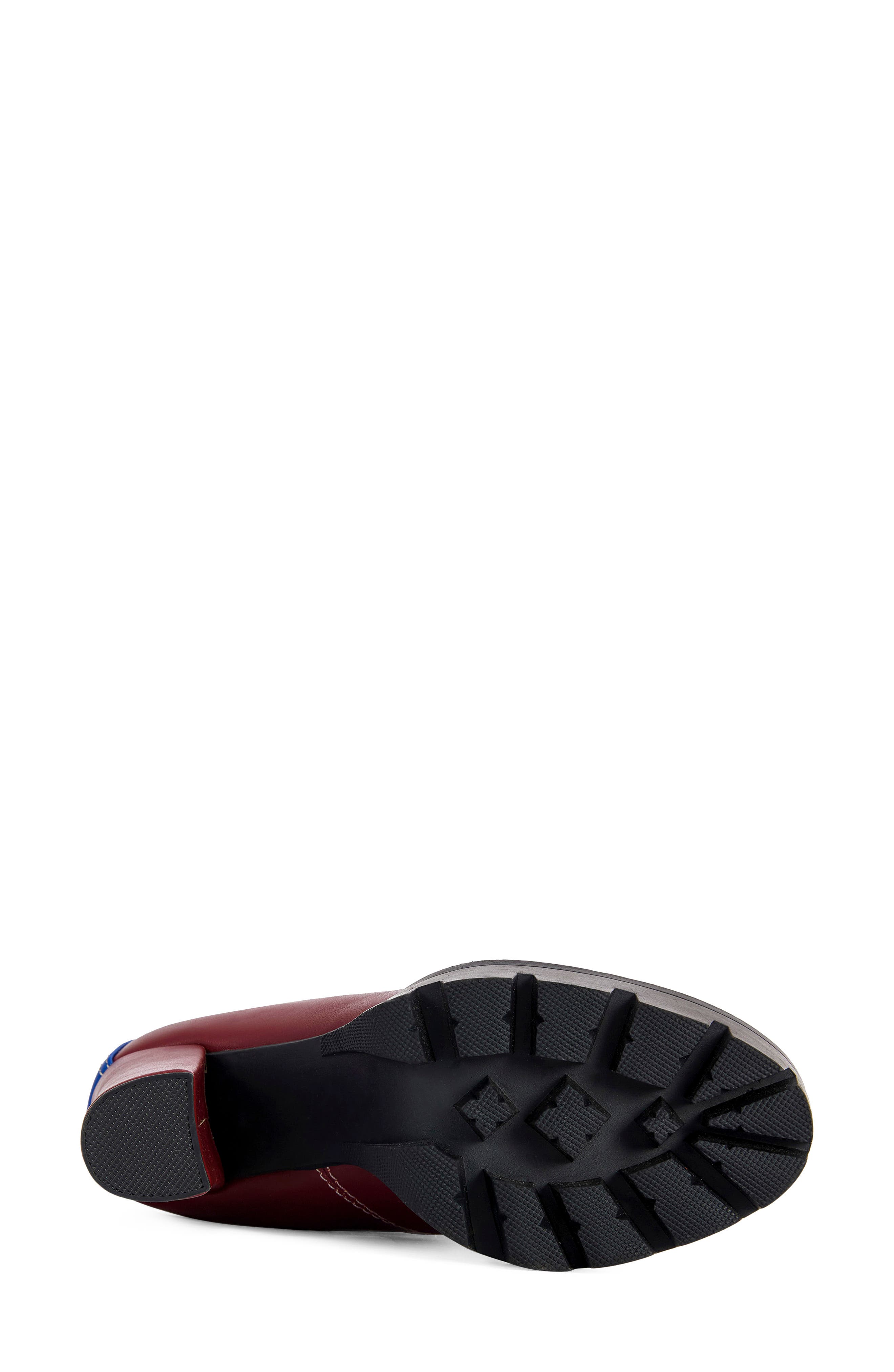 Deutch Lace Up Bootie, Alternate, color, RED MULTI