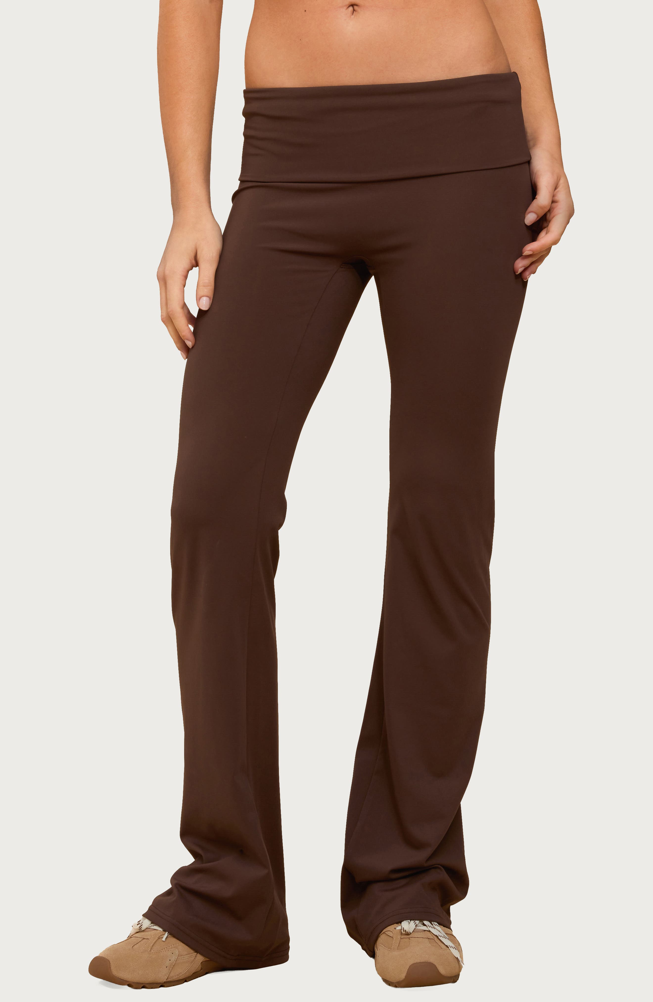 Oriane Foldover Flare Leggings