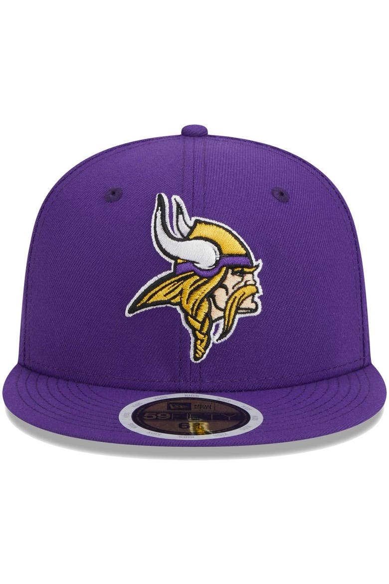 Youth New Era Purple Minnesota Vikings  Main 59FIFTY Fitted Hat, Alternate, color, Purple
