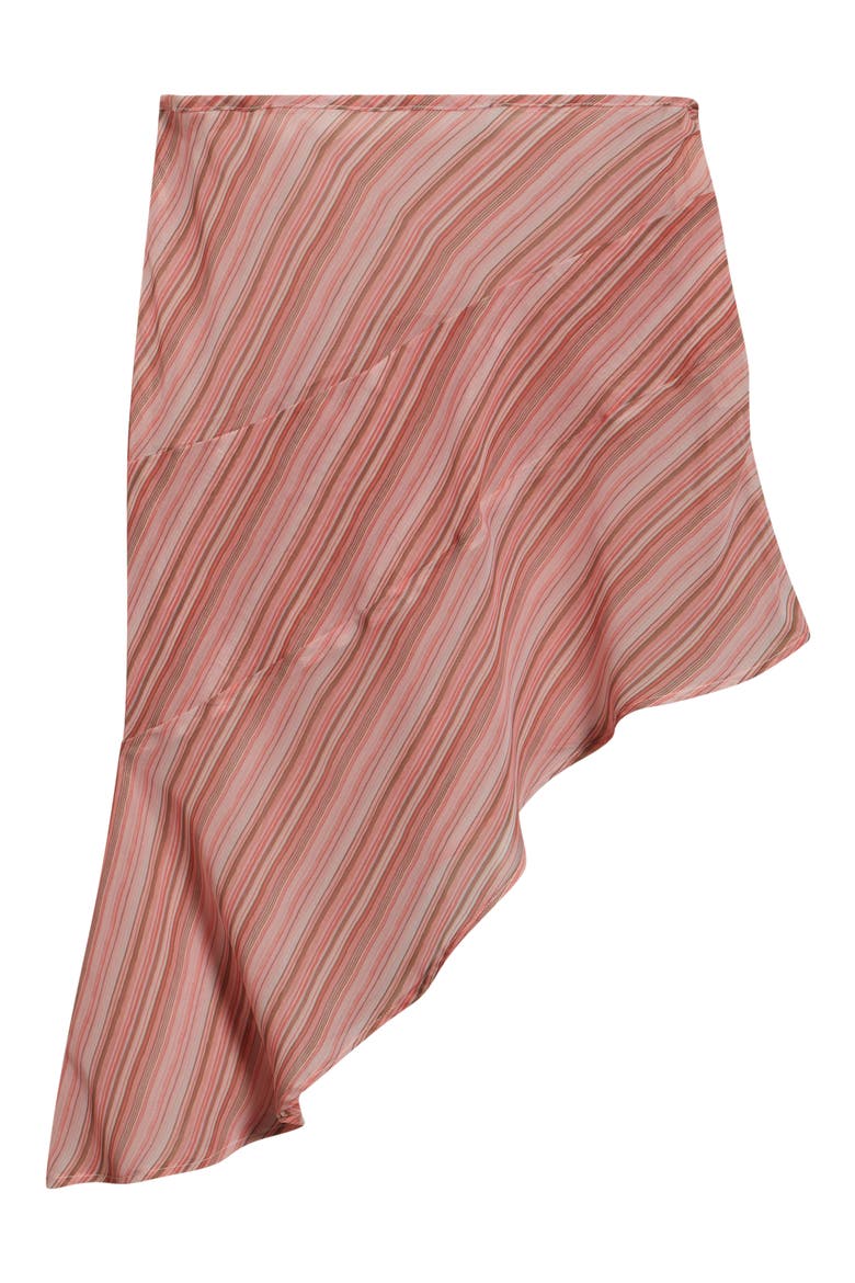 Harley Asymmetric Miniskirt, Alternate, color, PINK STRIPE