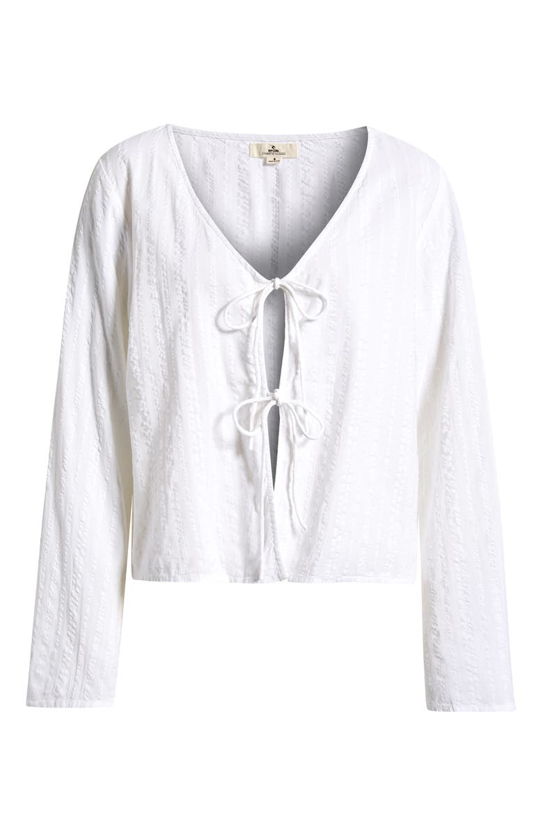 Rip Curl Haze Tie Front Top, Main, color, White