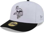 New Era Men's New Era White/Black Minnesota Vikings 2026 NFL Draft Pre-Curved 59FIFTY Fitted Hat