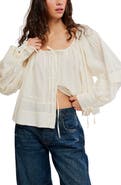 Free People We The Free La Lune Cotton Top