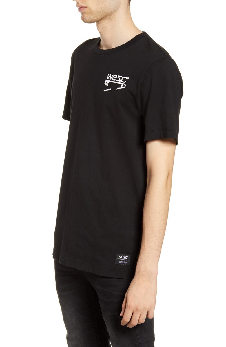 WeSC Max Safety Pin T-Shirt, Alternate, color,