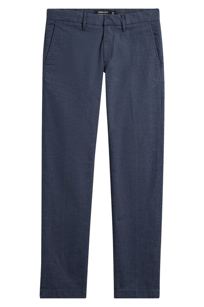 Slim Fit CoolMax® Flat Front Performance Chinos, Main, color, GREY SILK