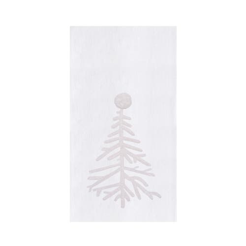 C & F Home C&f Home Single Tree Towel In White