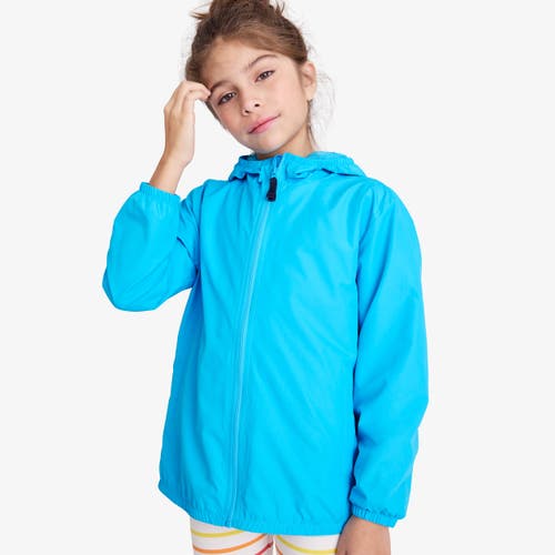 Primary Kids Packable Windbreaker In Sea