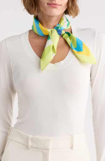 Steve Madden Intersecting Stripe Square Scarf