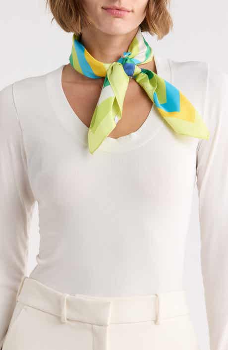 Steve Madden Intersecting Stripe Square Scarf