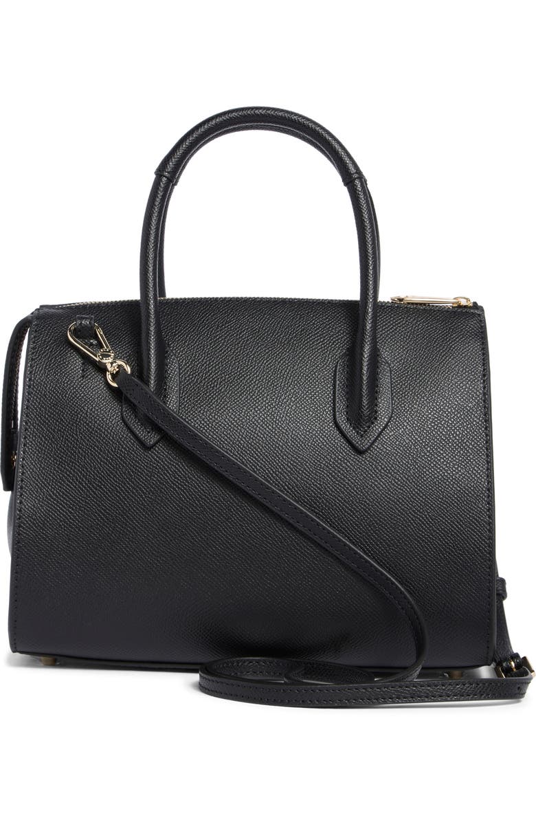 Furla Gardenia Satchel Bag, Alternate, color, Nero