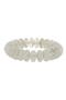 Bold Disc Beaded Stretch Bracelet