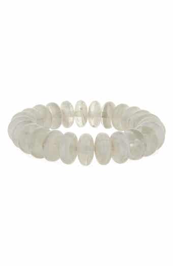 Nordstrom Bold Disc Beaded Stretch Bracelet