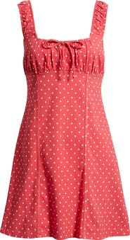 BP. Floral Stretch Cotton Minidress