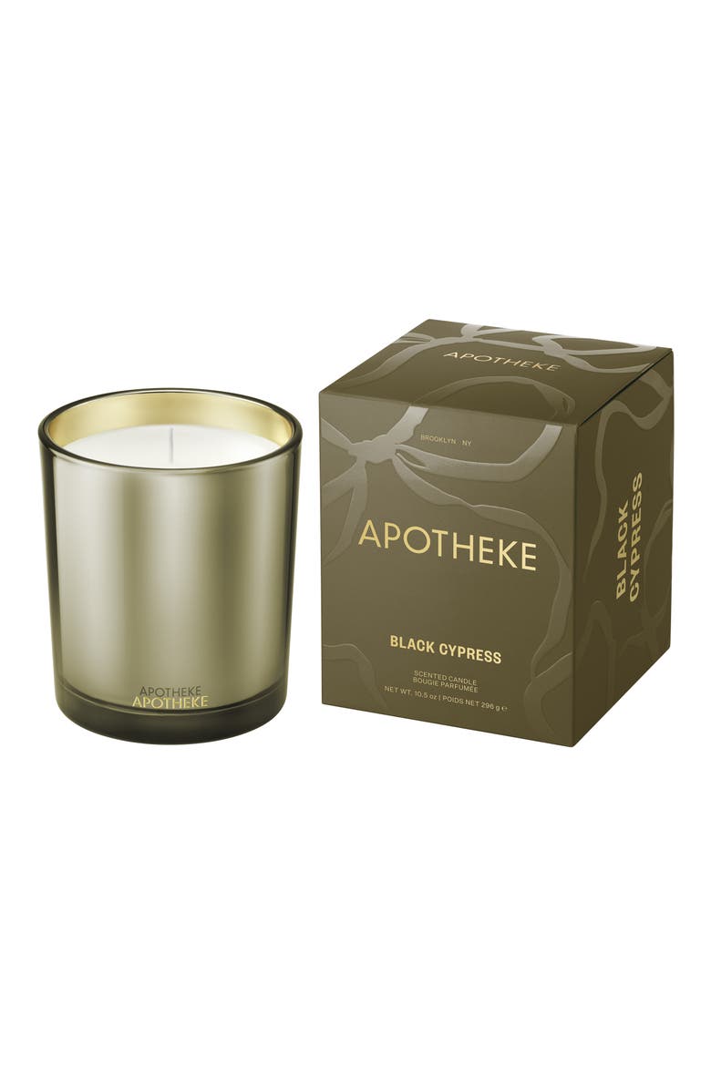 Black Cypress Classic Scented Candle (Limited Edition), Main, color, MEDIUM GREEN