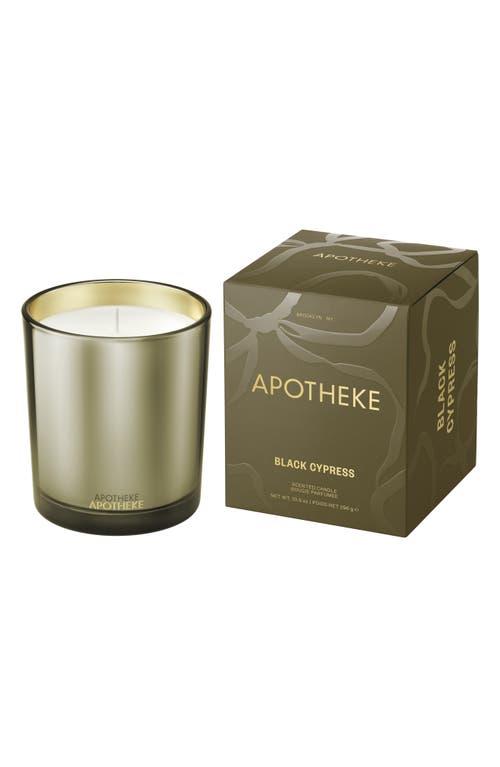 APOTHEKE Black Cypress Classic Scented Candle in Green  product