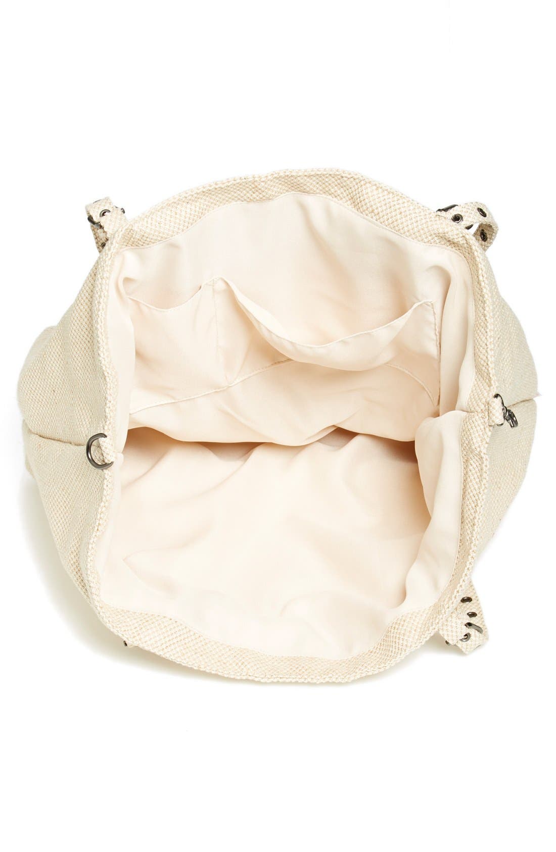 'Aruba' Metallic Beach Tote, Alternate, color, GOLD