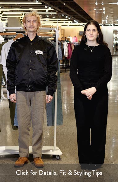 Globetrotter Nylon Satin Bomber Jacket