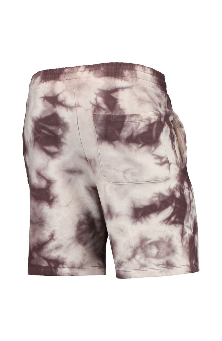 New Era Men's New Era Brown Cleveland Browns Tie-Dye Shorts, Alternate, color, Brown