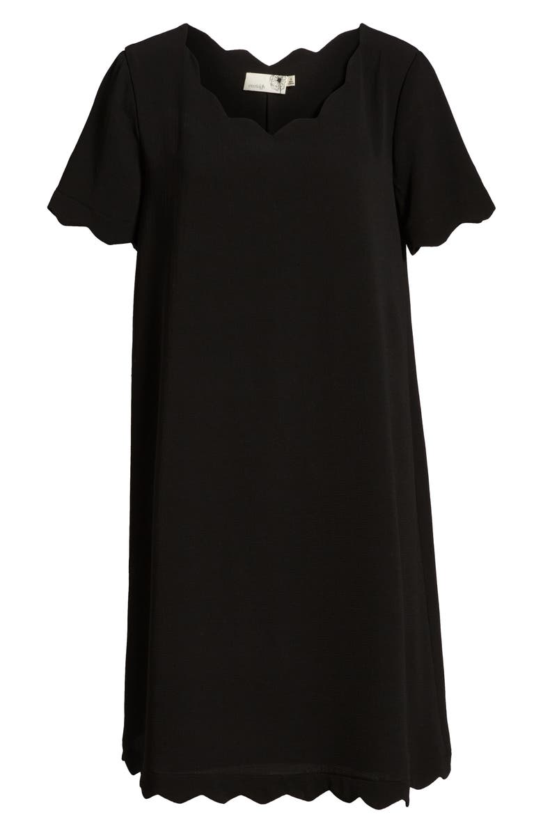 Everleigh Scallop Shift Dress, Alternate, color, 