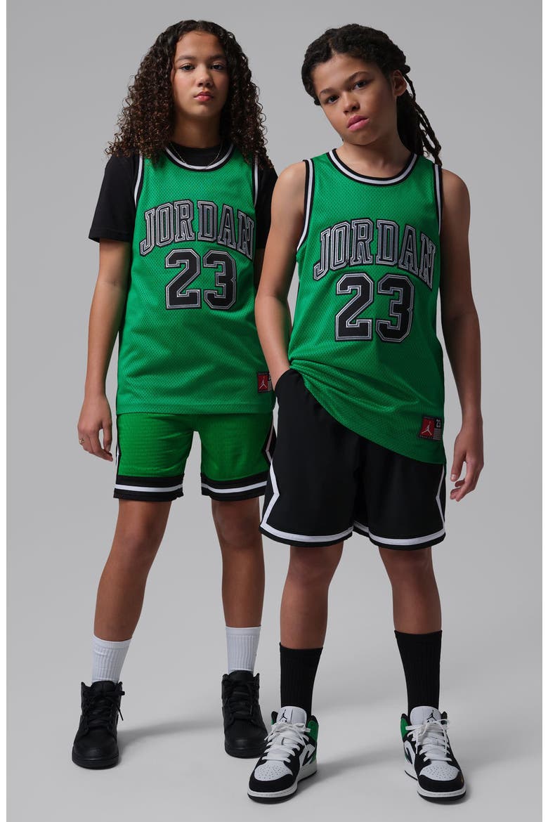 Kids' Jordan 23 Mesh Basketball Tank, Alternate, color, LUCKY GREEN