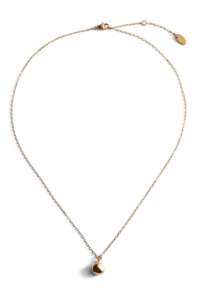 Sphere Pendant Necklace, Main, color, GOLD