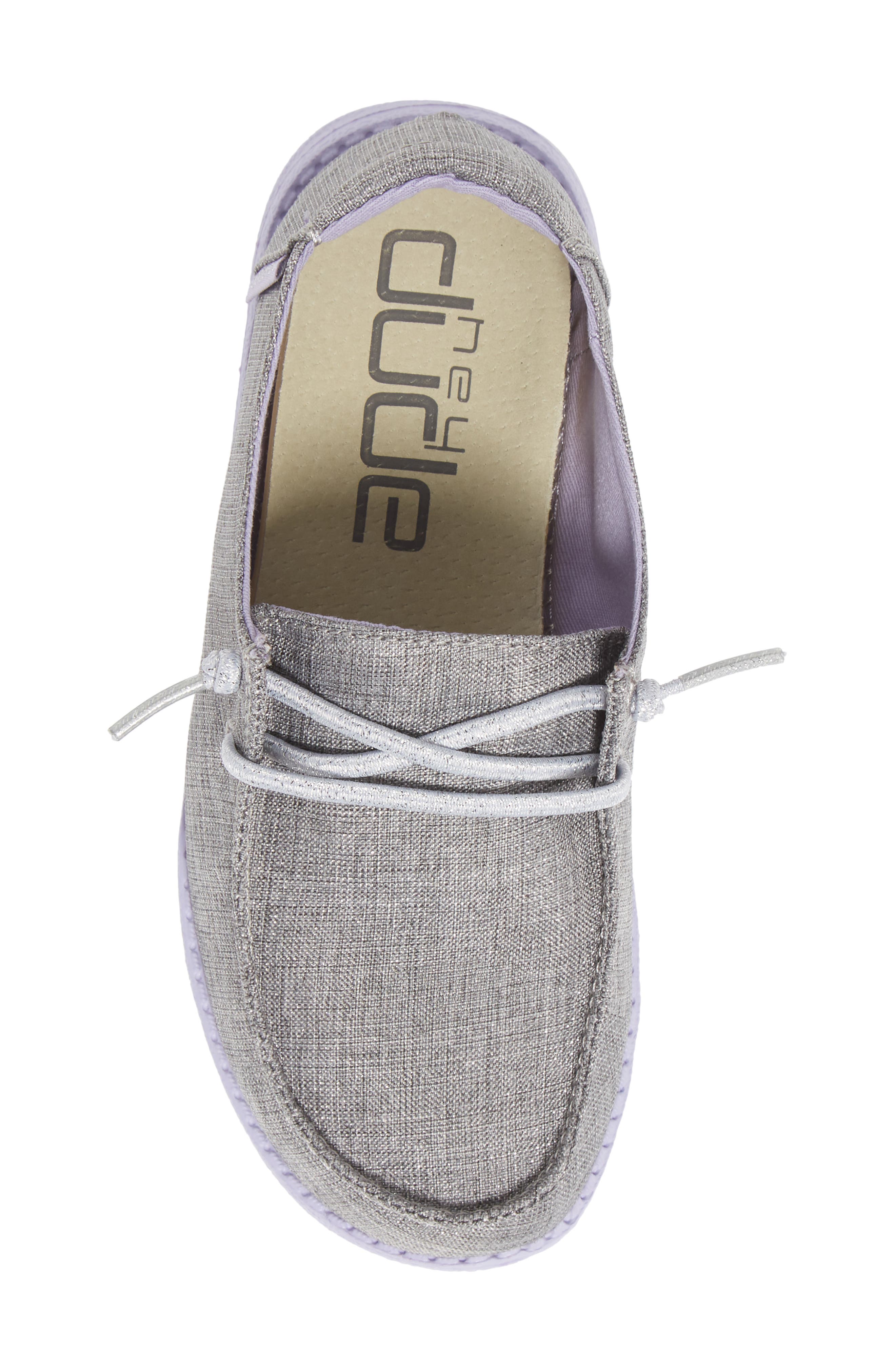 Hey Dude Wendy Sparkling Moc Toe Sneaker, Alternate, color, 