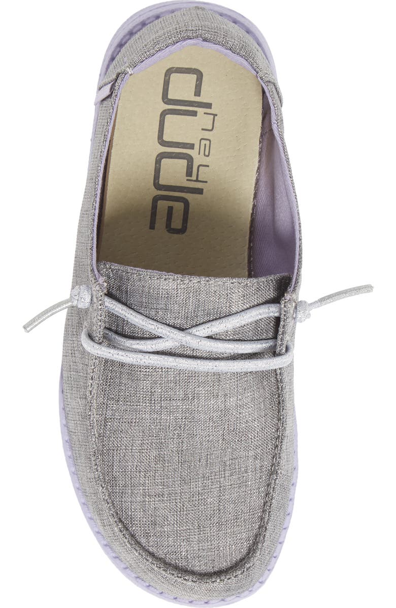 Hey Dude Wendy Sparkling Moc Toe Sneaker, Alternate, color,