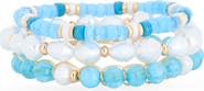 NORDSTROM RACK 3-Pack Beaded Bracelet