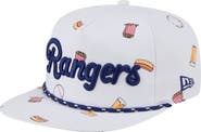 New Era Men's New Era White Texas Rangers Team Cheer Rope 19TWENTY Adjustable Hat